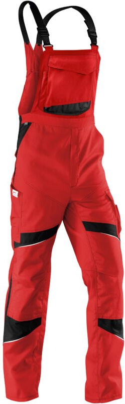 Thumbnail - Kübler Latzhose activiq 3250 mittelrot/schwarz Gr. 27