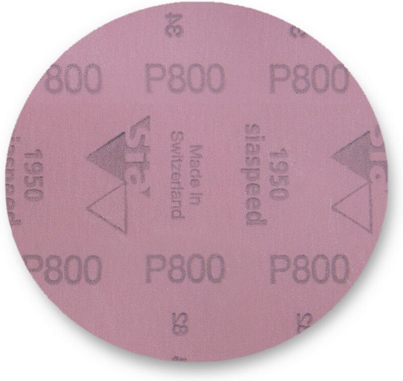 Sia Scheibe ohne Loch, 1950 siaspeed Feinstkorn, 80, ohne Loch Korn 1500 50 Stk