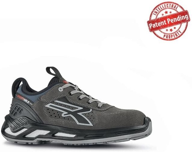 Sicherheitsschuhe niedrige ARON ESD S1P SRC - Grau/Schwarz 42