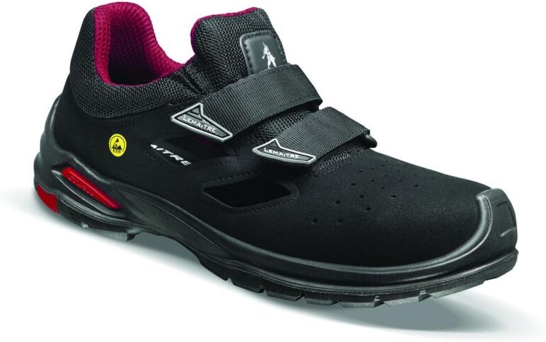 Sicherheits-Sandalen niedrig RILEY FRESH S1P ESD SRC Schwarz 48