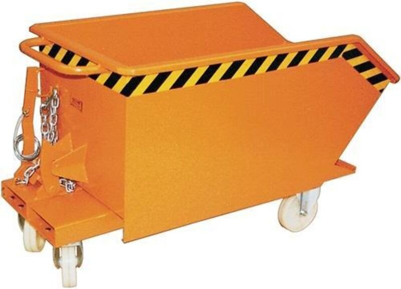 Bauer Kippbehälter GU 300, lackiert, Gelborange