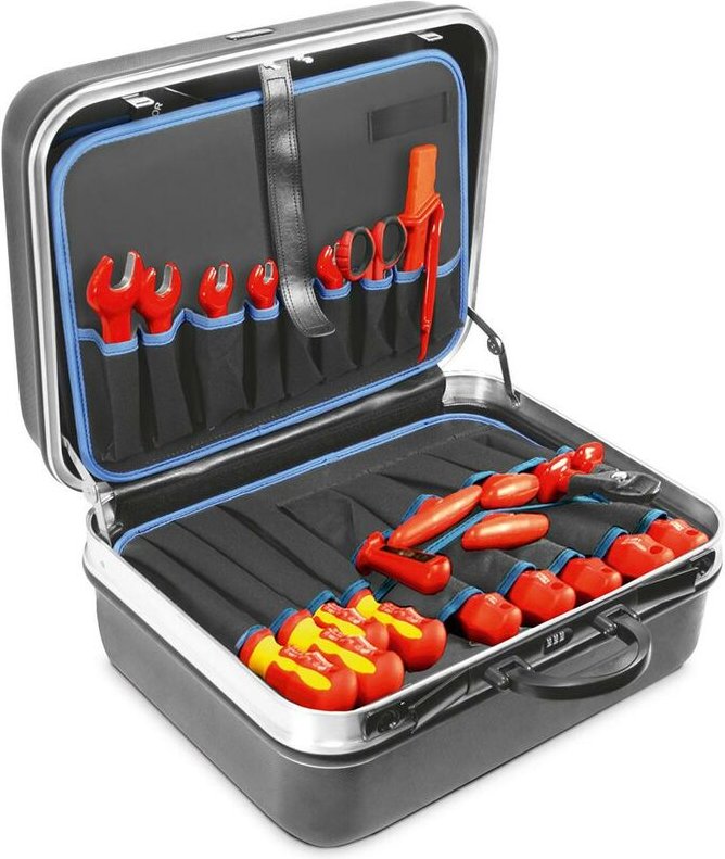 Elektriker-Werkzeugkoffer, 47-tlg