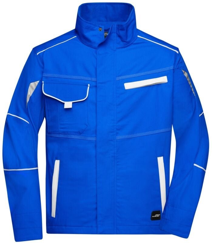 James&nicholson - Funktionelle Jacke JN849 Gr. 6XL royal/white