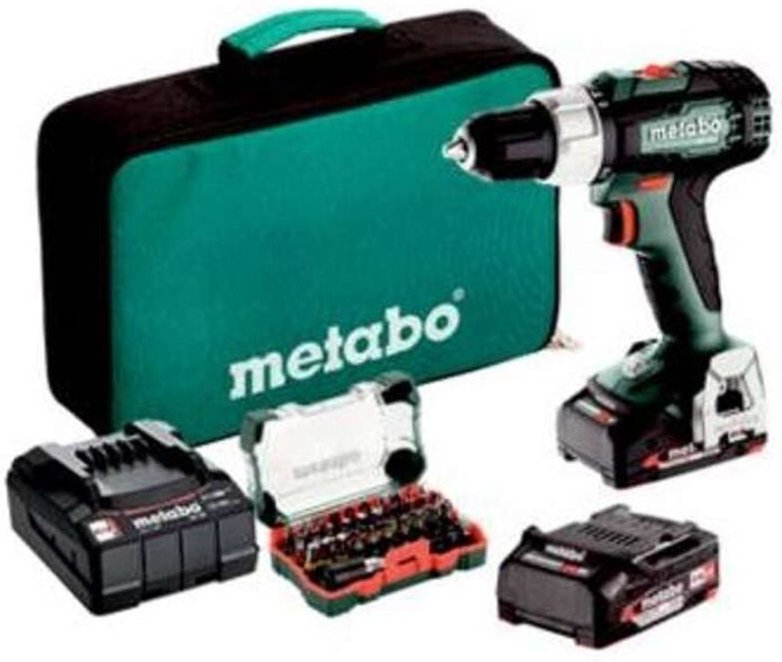Thumbnail - Metabo - Werkzeuge - 18V Akku-Schlagbohrschrauber, mit Zubehör, 2x Akku 2.0 Ah Li-Power, Ladegerät 614053900