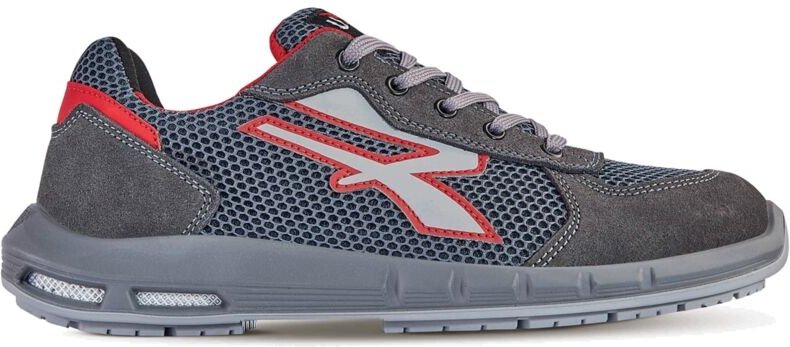 Sicherheits-Sneaker LOW SKAT ESD PLUS S1P SRC - Grau/Rot 39