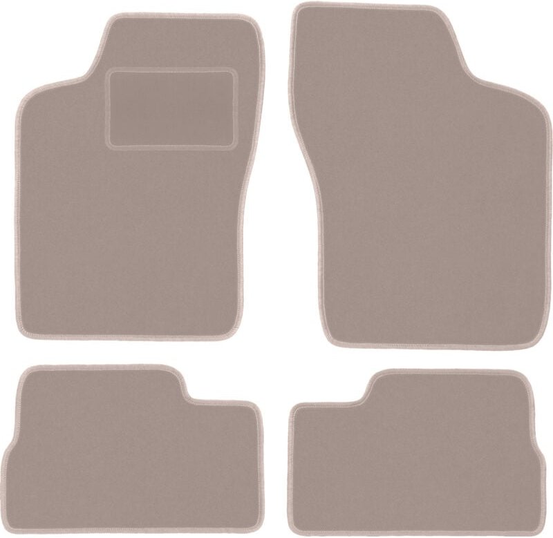 Beige Veloursmatten für: Opel Ascona C Liftback, Limousine (1981-1988)