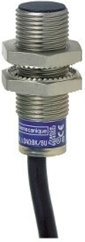 Schneider Electric - Telemecanique XS1N12PA349 Induktiver Sensor XS1 zylindrisch M12 Sn 4 mm Kabel 2m