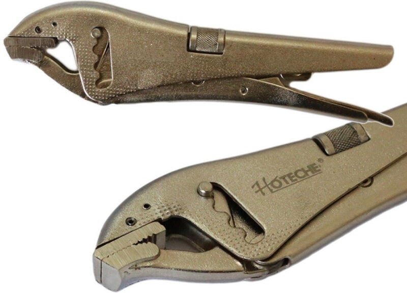 Trade Shop Traesio - Trade Shop - selbstsichernde zange schraubenschlüssel einstellbar druck stahl 10' 250MM -