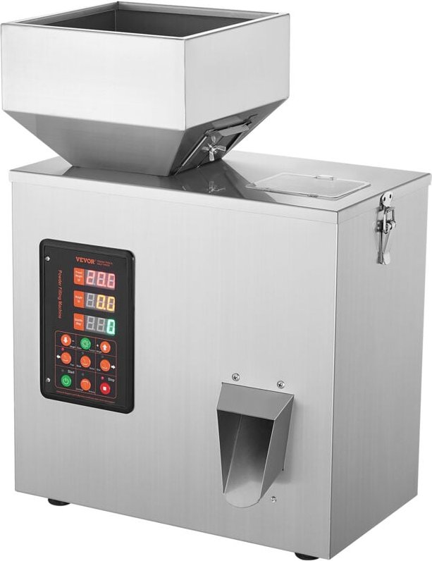 VEVOR Pulverabfüllmaschine 0,002–0,22 lbs/1–100g automatische intelligente Partikelwäge-Abfüllmaschine Flaschenbeutel-Pu...