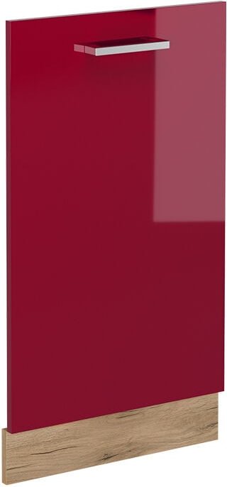 Thumbnail - Geschirrspülblende R-Line, Bordeaux Hochglanz, 45 cm ohne Arbeitsplatte Vicco