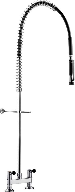 Delabie Geschirrspülbr. m. Mischer MA150 +Handbr.433010,o.Auslaufvent