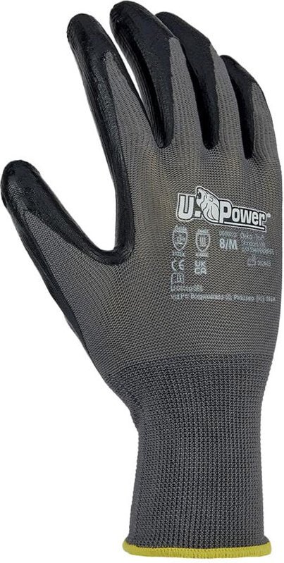 Handschuhe valzer - Grau/Schwarz 9