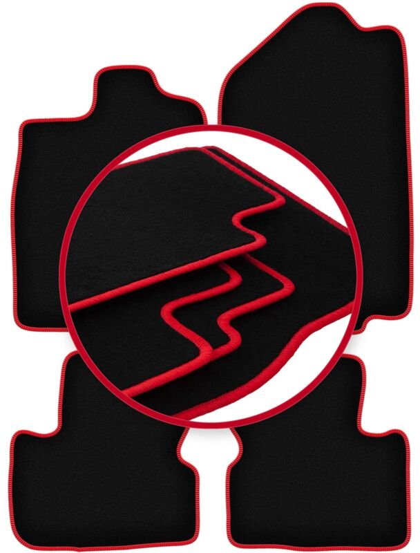 CARLUX-RED Automatten für: Opel Calibra Coupé (1989-1997)