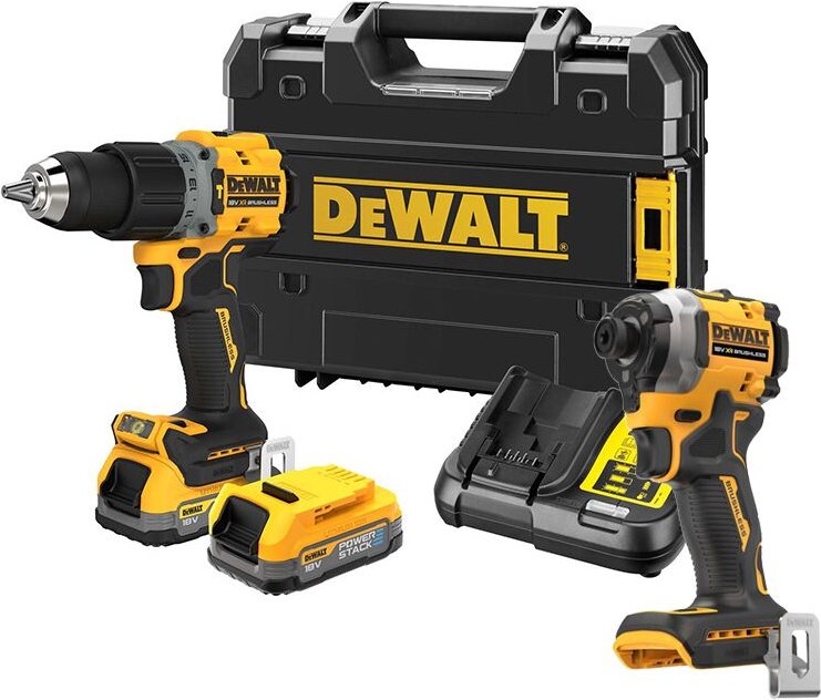 Pack 2 Werkzeuge 18V (2x1.7Ah) Powerstack - DEWALT DCK2050E2T-QW