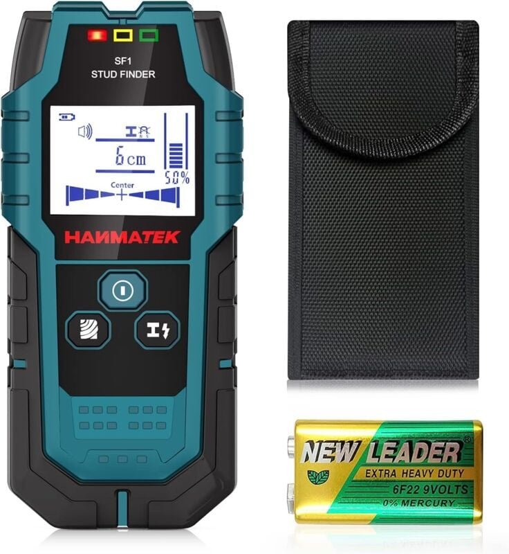 Wanddetektor, SF1 4-in-1-Wandscanner zum Auffinden von Metallen, Holzdübeln, Wechselstromkabeln