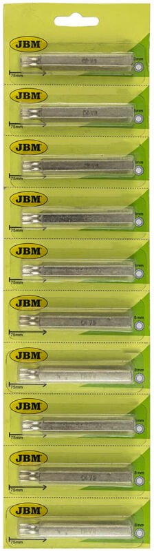 12-kantiger Schraubendreher-Bit (ø 10 mm. - Mündung 75 mm.) JBM 10432