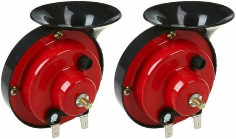 12 v Universal-Autohupe, Super-Fahrradhupe, LKW-Hupen, 110 dB, wasserdichte Auto-Zughupe, Lufttrompeten-Nebelhupe für lk...