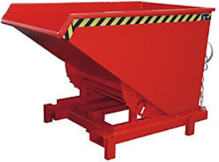 Bauer Schwerlast-Kipper SK 600, lackiert, Feuerrot