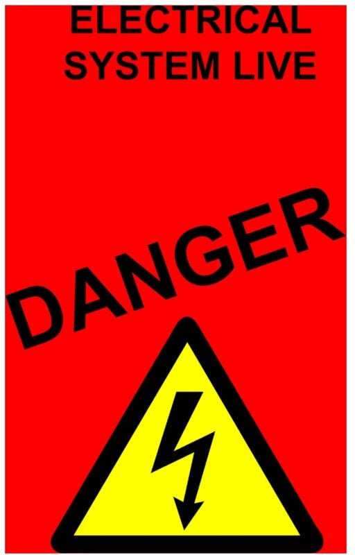 Ks Tools Poster - Gefahr, rot