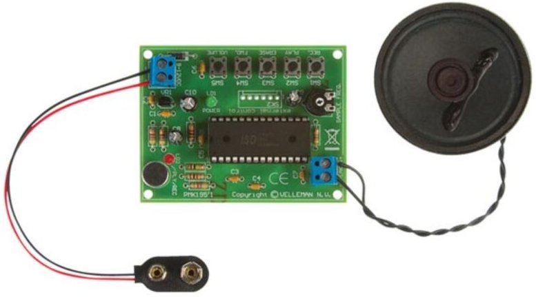 Velleman - Whadda WSAH195 Tonaufzeichnungsmodul