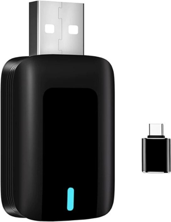 Tlily - CarPlay Android Auto Car Play Kabelgebunden zu Kabellos für Carplay USB-Dongle-Systeme Adapter Smart tv Box