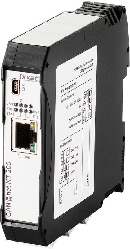 Thumbnail - Ixxat 1.01.0332.20000 CAN@Net NT 200 CAN Umsetzer Ethernet, RJ-45, USB 24 V/DC 1 St.