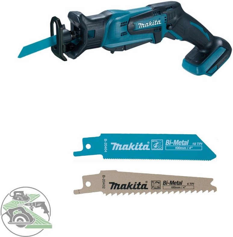 Akku-Reciprosäge DJR183Z 18 v Reciproblatt bim 100 6/Z + bim 100/18Z - Makita