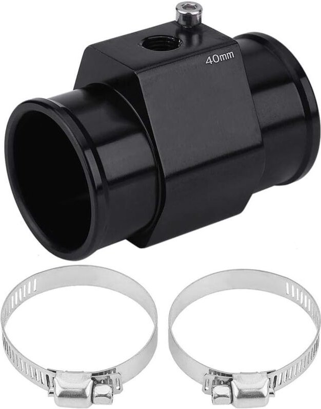 Wassertemperatursensor, Auto-Wassertemperatur-Rohrmessgerät-Adapter, Temperaturfühler-Kühlerdichtung(40MM)
