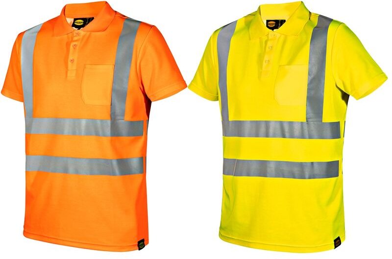 Utility mc hv Warnschutz Poloshirt - m - Gelb - Diadora