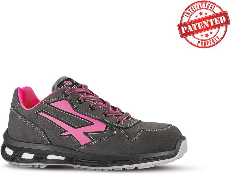 Sicherheitsschuhe niedrig CANDY ESD S3 CI SRC - Grau/Rose 40