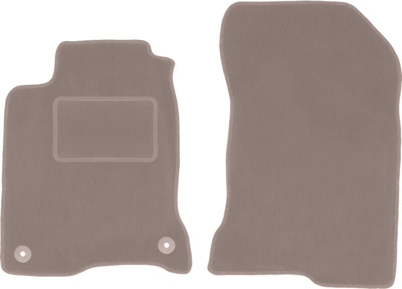 Beige Vordermatten für: Renault Laguna III Coupé (2007-2015)
