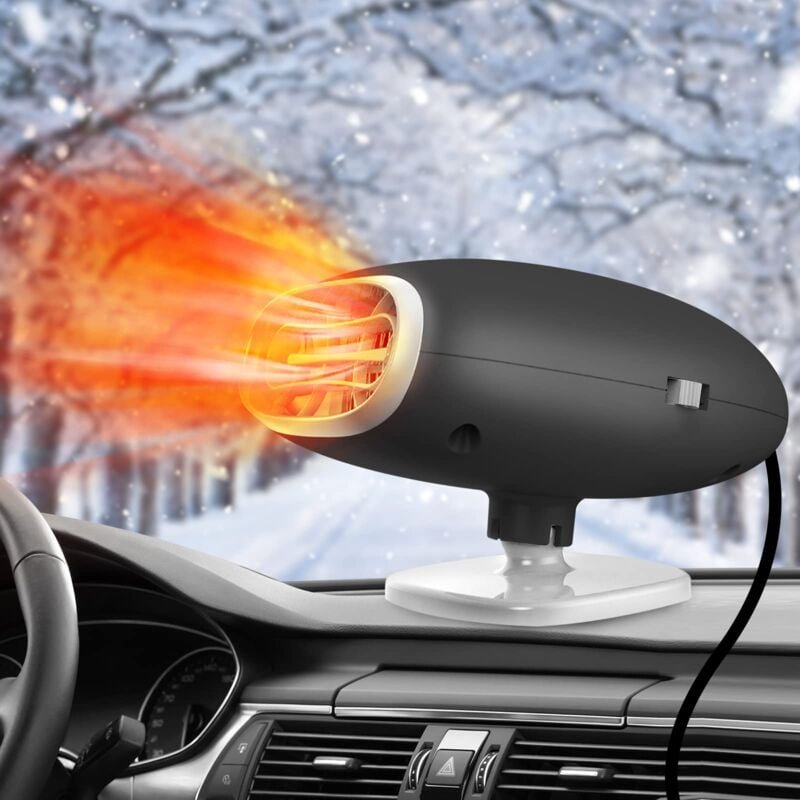 Tragbare Autoheizung, 12 V, 150 W, 2-in-1, Autoheizung und Defroster für die Windschutzscheibe, schnelles Defrosten, Ste...