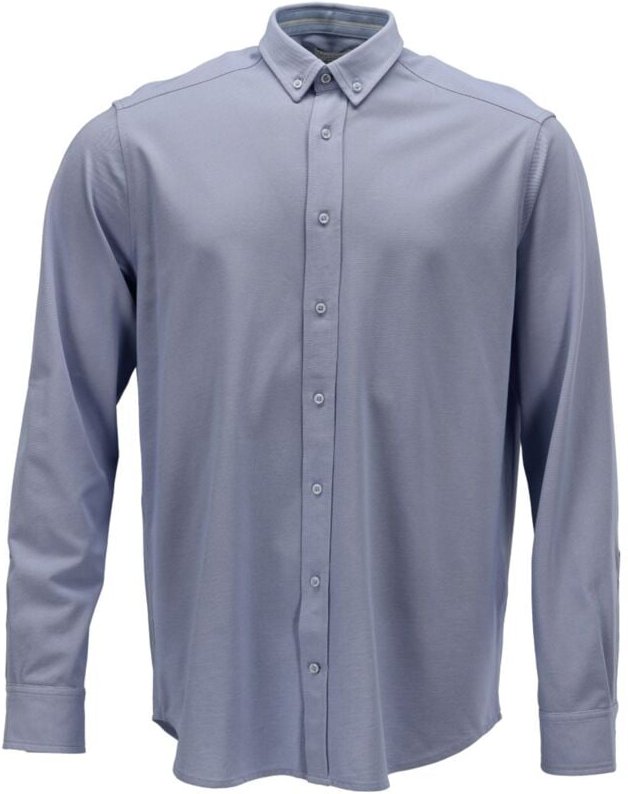 Mascot - Hemd, klassische Passform, Stretch Gr. 47-48, hellblau