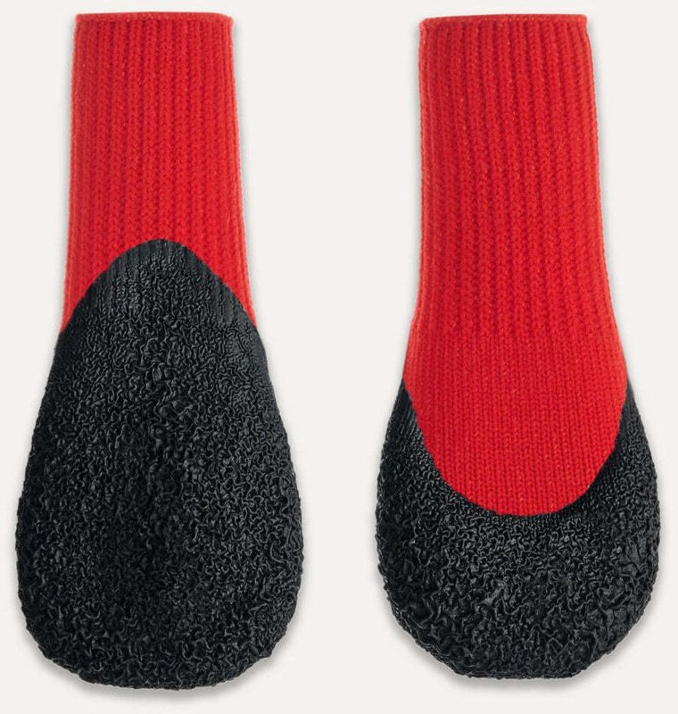 Gooeez lites dog booties 4er pack 2xs rotschwarz