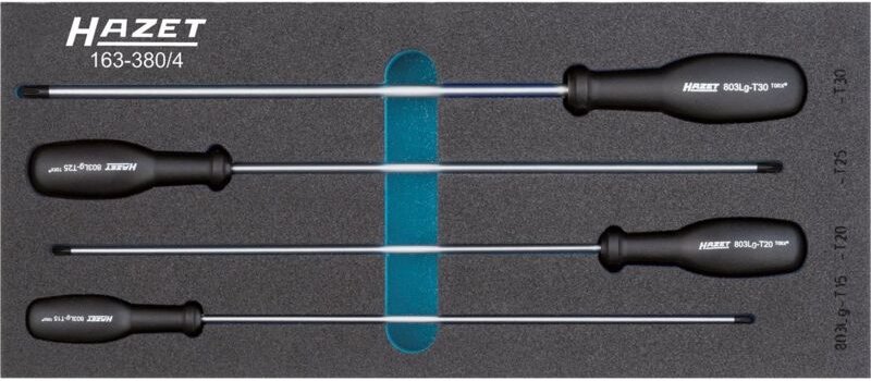 Hazet 163-380/4 TX-Schraubendreher-Satz 1/3+ 4-tlg