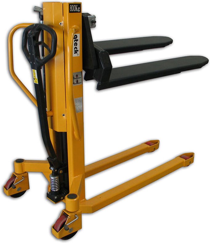 qteck Behälter-/Palettenneiger zum Heben und Kippen 20° beidseitig Hubkraft 800kg Gabellänge 1150mm