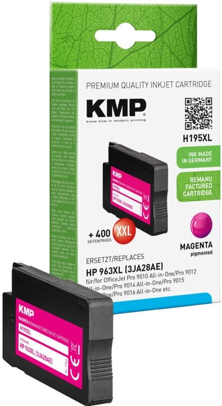 KMP - Tintenpatrone H195XL magenta ersetzt HP963XL (3JA28AE)