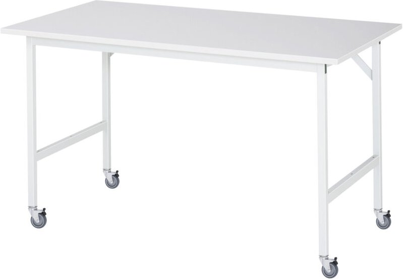 Rau Fahrbarer Arbeitstisch Jerry (4 lr), B1500xT800xH900mm, M-Platte-22mm