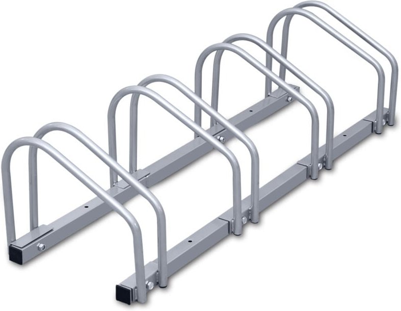 Thumbnail - Vingo Fahrradständer für 4 Fahrräder Fahrräde Aufstellständer Fahrradhalter Mehrfachständer Räder mtb