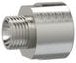 Reduziernippel, lang, g 1/2 a., g 3/4 i., sw 32, Edelstahl 1.4571 - Riegler