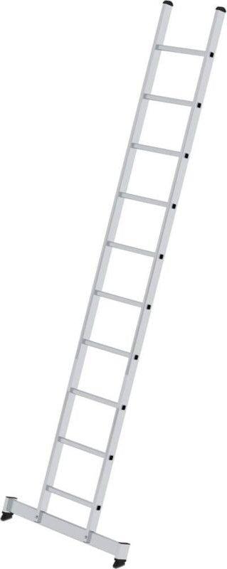 Sprossen-Anlegeleiter mit nivello-Traverse 10 Sprossen - 010310 - Günzburger Steigtechnik