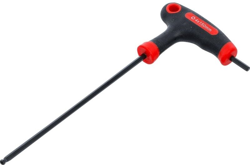 Bgs Technic - Schraubendreher mit T-Griff und seitlicher Klinge Innensechskant / Innensechskant mit Kugelkopf 4 mm