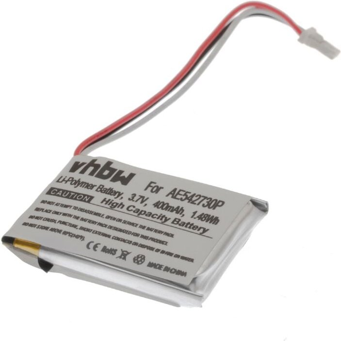 Vhbw - 1x Akku kompatibel mit Bushnell Neo Ghost, 368224, Neo Ghost 2015 Golf-GPS Navigation Navi (400 mAh, 3,7 v, Li-Po...