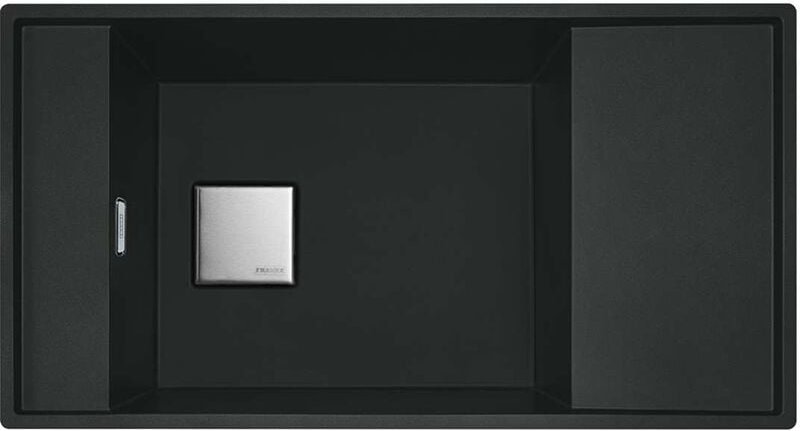 Franke Fresno - Fragranit-Spüllbecken FSG 211/111, 86x46 cm, schwarz matt 135.0652.557