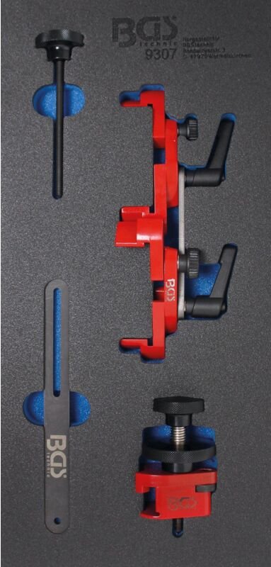 Werkstattwageneinlage 1/3: Nockenwellenrad-Arretierwerkzeug-Satz universal