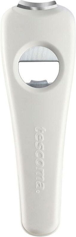 Presto' Multifunktionsöffner für verschiedene Behälter aus Edelstahl und weißem Kunststoff