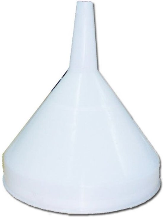 10 cm 1/8 Liter weißer Kunststofftrichter 4738