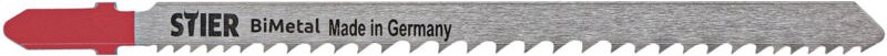 STIER Stichsägeblatt, ST3156-F, 20 Stück, Schnittlänge 75 mm, Zahnteilung 2,5 mm, perfekt geeignet zum Zuschneiden von H...