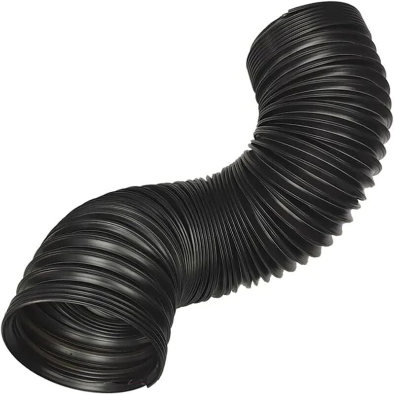 Luftansaugschlauch, Universal-Auto-Luftansaugschlauch, flexibles Luftansaugrohr, Autoteile, Schwarz (76 mm)