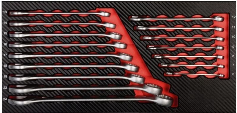 Projahn Gabelringschlüssel Einlage 16-tlg.